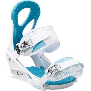 Burton Womens Stiletto Est Bindings White:Blue 2013 size small